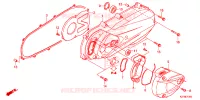 COUVERCLE GAUCHE pour Honda AIRBLADE 125 de 2014
