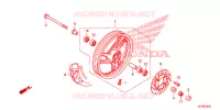 ROUE AVANT pour Honda AIRBLADE 125 de 2014