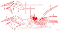 AUTOCOLLANTS pour Honda XRE 300 de 2020