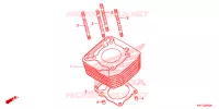 CYLINDRE pour Honda XRE 300 de 2022