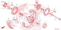 ROUE ARRIERE pour Honda XRE 300 de 2022