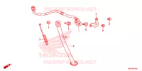 BEQUILLE LATERALE pour Honda XRE 300 de 2023