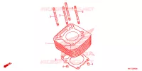 CYLINDRE pour Honda XRE 300 de 2023
