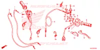 LEVIER DE GUIDON   CABLE   COMMODO pour Honda XRE 300 de 2023