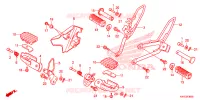 REPOSE PIED pour Honda XRE 300 de 2023