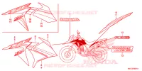 AUTOCOLLANTS pour Honda XRE 300 de 2023
