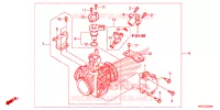 CORPS DE PAPILLON pour Honda XRE 300 de 2023