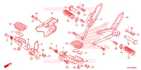 REPOSE PIED pour Honda XRE 300 de 2023