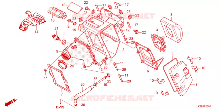 FILTRE A AIR Honda MOTO 125 CRF 2025  CRF125FBS