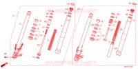 FOURCHE pour Honda CBR 400 R de 2024