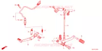 PEDALE pour Honda CBR 400 R de 2024