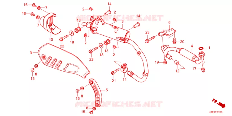 SILENCIEUX D'ECHAPPEMENT Honda MOTO 125 MONKEY 2024  Z125MAS