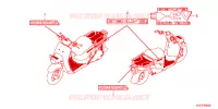 AUTOCOLLANTS pour Honda BENLY ELECTRIC I PRO de 2021