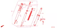 FOURCHE pour Honda BENLY ELECTRIC I PRO de 2021