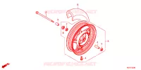 ROUE AVANT pour Honda BENLY ELECTRIC I PRO de 2021