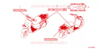 AUTOCOLLANTS pour Honda BENLY ELECTRIC II WITHOUT BATTERY CHARGER de 2021