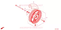 ROUE AVANT pour Honda BENLY ELECTRIC II WITHOUT BATTERY CHARGER de 2021
