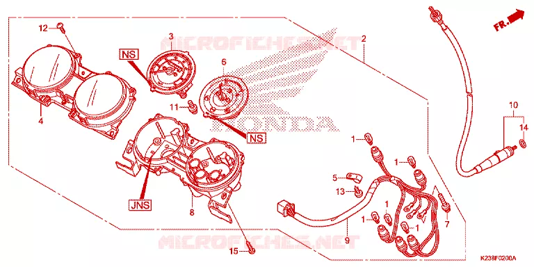 COMPTEUR Honda MOTO 110 CD 2014  CB110CE
