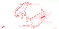 COUVERCLES LATERAUX pour Honda CG 110 de 2014