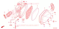 FILTRE A AIR pour Honda CG 110 de 2014