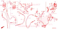 LEVIER DE GUIDON   CABLE   COMMODO pour Honda CG 110 de 2014