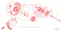 ROUE ARRIERE pour Honda CG 110 de 2014