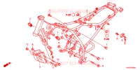 CADRE pour Honda GL 150 DISCO DE FRENO DELANTERO de 2013