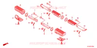 REPOSE PIED pour Honda GL 150 DISCO DE FRENO DELANTERO de 2013