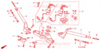 GUIDON   TE DE FOURCHE pour Honda CBR 125 de 2004