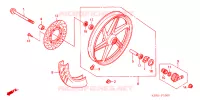 ROUE AVANT pour Honda CBR 125 de 2004