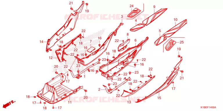 MARCHE PIEDS Honda SCOOTER 350 FORZA 2025  NSS350ASS