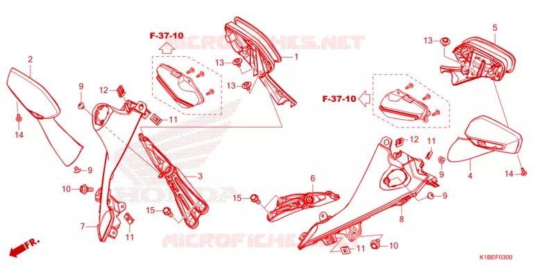 RETROVISEUR Honda SCOOTER 250 FORZA 2025  NSS250AS