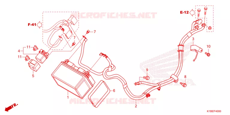 BATTERIE Honda SCOOTER 250 FORZA 2025  NSS250AS