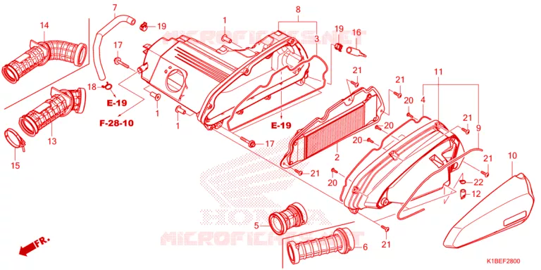 FILTRE A AIR Honda SCOOTER 250 FORZA 2025  NSS250AS