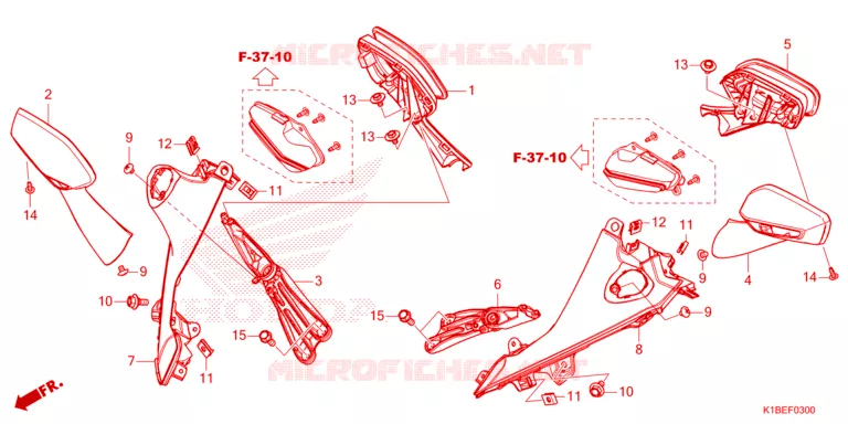 RETROVISEUR Honda SCOOTER 250 FORZA 2025  NSS250AS