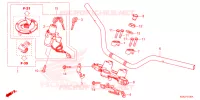 GUIDON   TE DE FOURCHE pour Honda XRE 190 de 2024