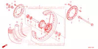 ROUE ARRIERE pour Honda XRE 190 de 2024