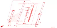 FOURCHE pour Honda XRE 190 de 2025