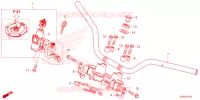 GUIDON   TE DE FOURCHE pour Honda XRE 190 de 2025