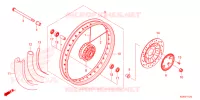 ROUE AVANT pour Honda XRE 190 de 2025