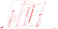 FOURCHE pour Honda XRE 190 SE de 2025