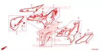 COUVERCLES LATERAUX pour Honda CB 500 X de 2024