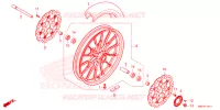 ROUE AVANT pour Honda CB 500 X de 2024