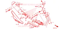 SILENCIEUX D'ECHAPPEMENT pour Honda CB 500 X de 2024