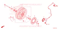 ROUE AVANT pour Honda ADV 150 ABS de 2023