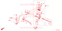 MAITRE CYLINDRE DE FREIN ARRIERE pour Honda ADV 150 ABS de 2024