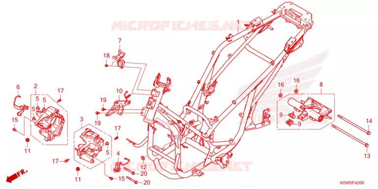 CADRE Honda SCOOTER 150 ADV 2021  ADV150AM