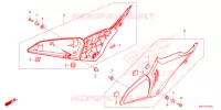 COUVERCLES LATERAUX pour Honda CB 650 R de 2022