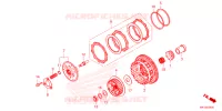 EMBRAYAGE pour Honda CB 650 R de 2022