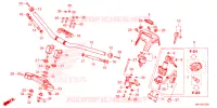 GUIDON   TE DE FOURCHE pour Honda CB 650 R de 2022